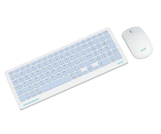 Acer ZenKeys Duo Wireless Keyboard Mouse Combo | 2.4 GHz + Bluetooth | Rechargeable 500 mAh Type-C | 99-Key Silent Keyboard | 1600 DPI Optical Mouse
Acer ZenKeys Duo Wireless Keyboard Mouse Combo | 2.4 GHz + Bluetooth | Rechargeable 500 mAh Type-C | 99-Key Silent Keyboard | 1600 DPI Optical Mouse