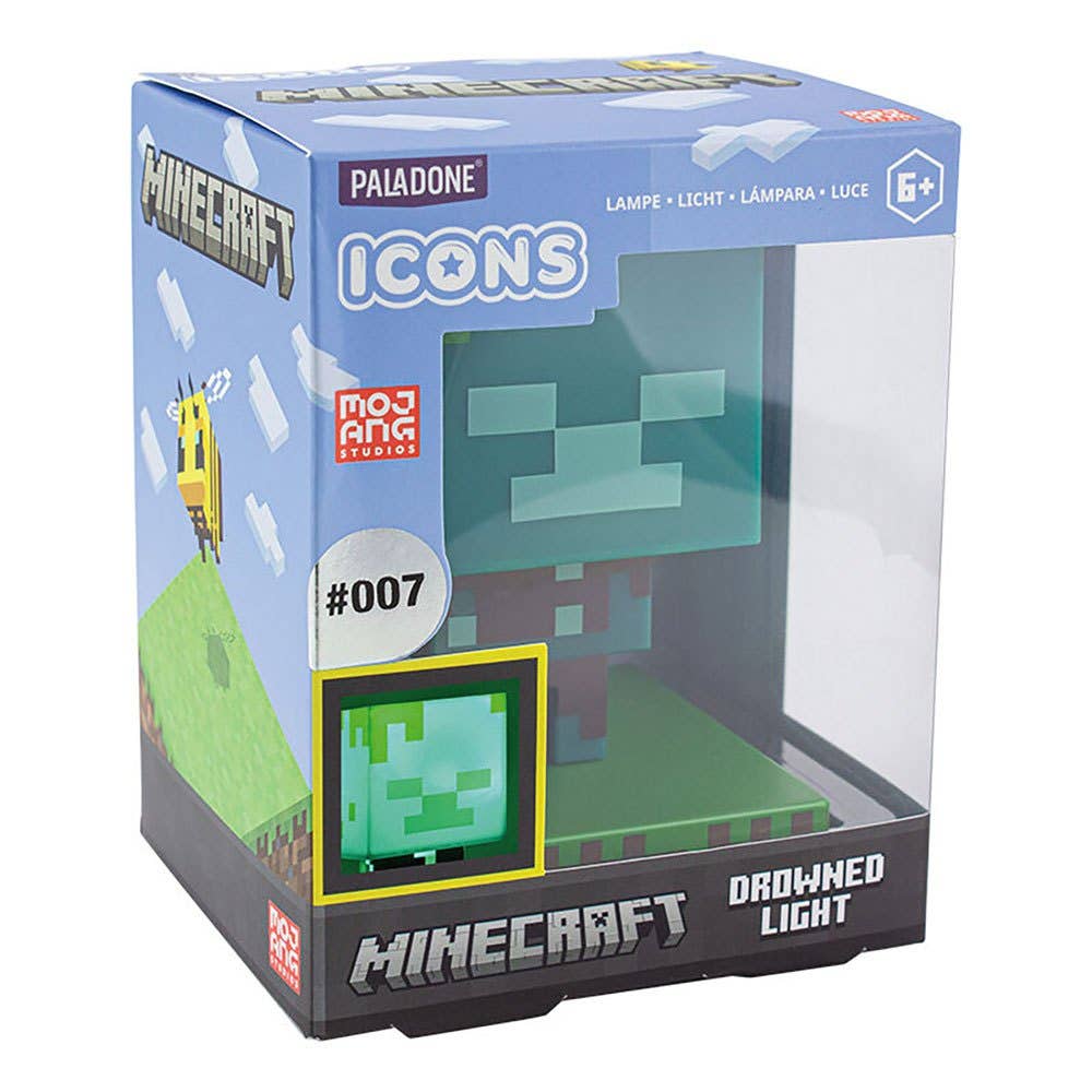 【Paladone UK】Minecraft麥塊 沉屍苦力怕造型燈 小夜燈 ICON系列