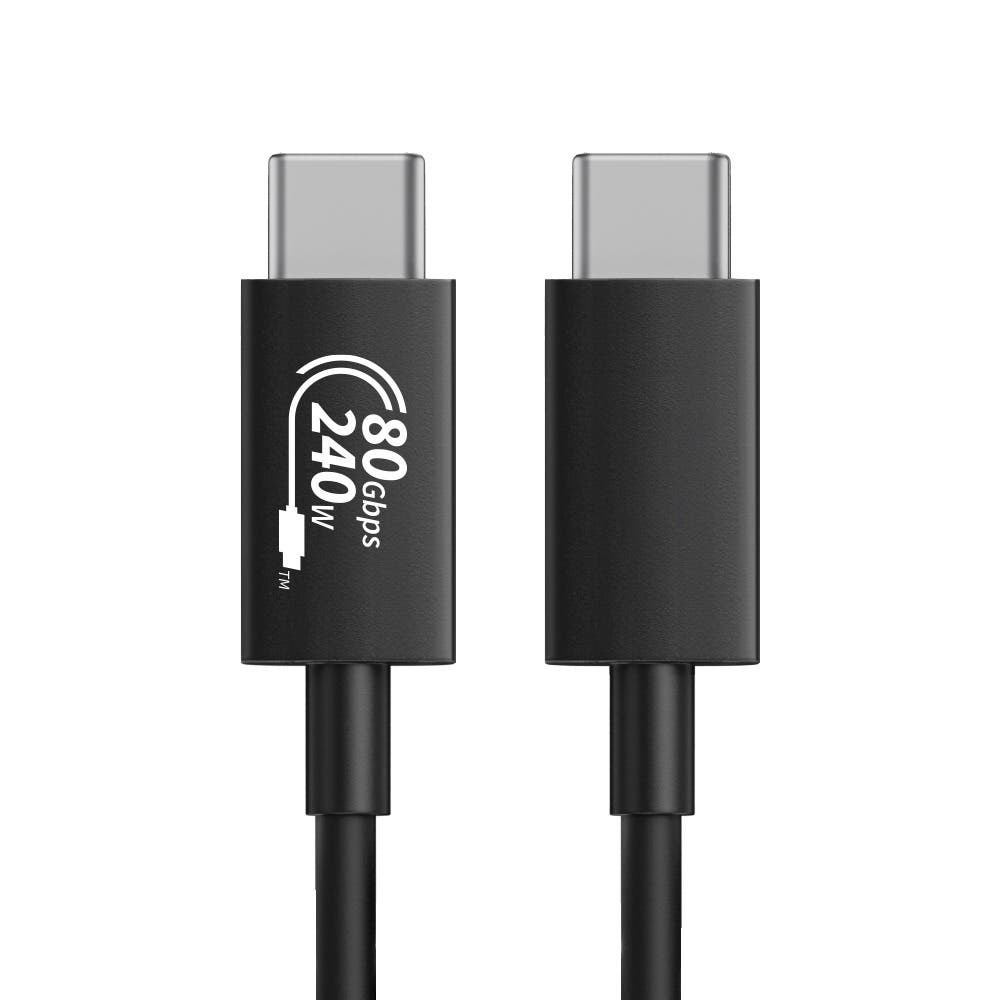 Kamera USB4 80Gbps EPR 240W PD3.1 Type-C 充電傳輸線 (1M)