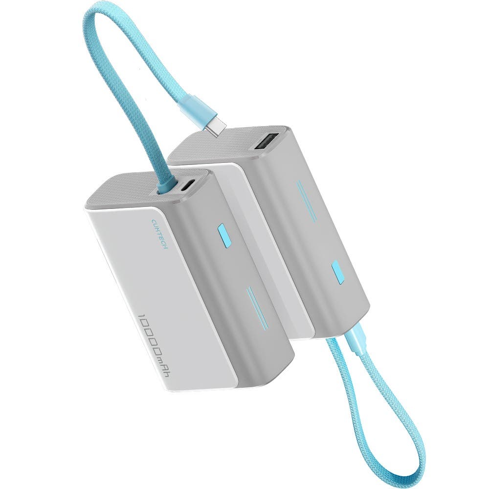 BSMI CCC 雙認證 CUKTECH酷態科LPB100行動電源-亞鈦灰 10000mAh 33W 快充