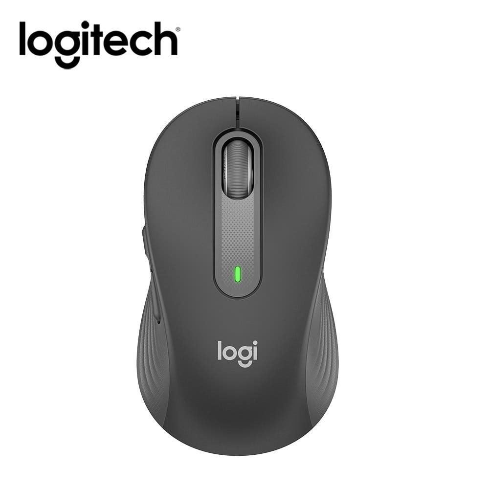Logitech 羅技M650多工靜音無線滑鼠- 石墨灰