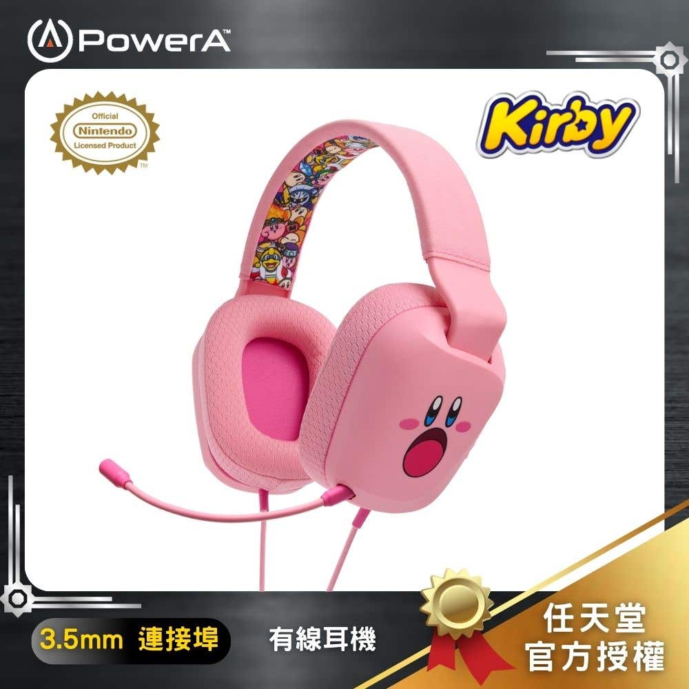【PowerA】|任天堂官方授權| 有線耳機(NSHS0299-01)-卡比