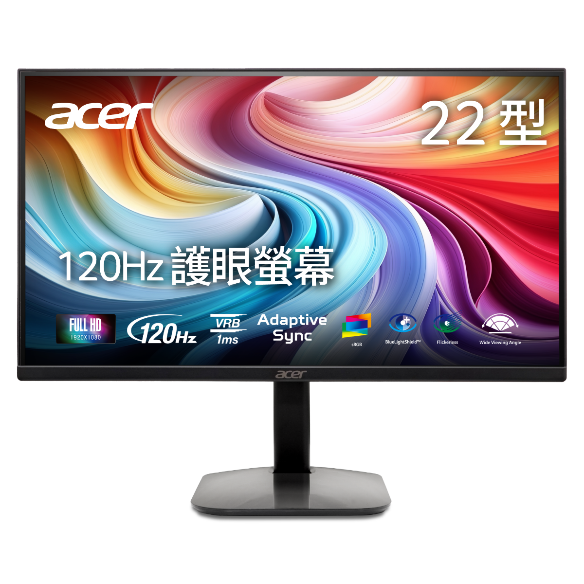 Acer｜KA222Q J0 21.5吋護眼抗閃螢幕
