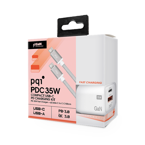 【pqi】PDC35W快充組合包(附USB-CtoC充電線)