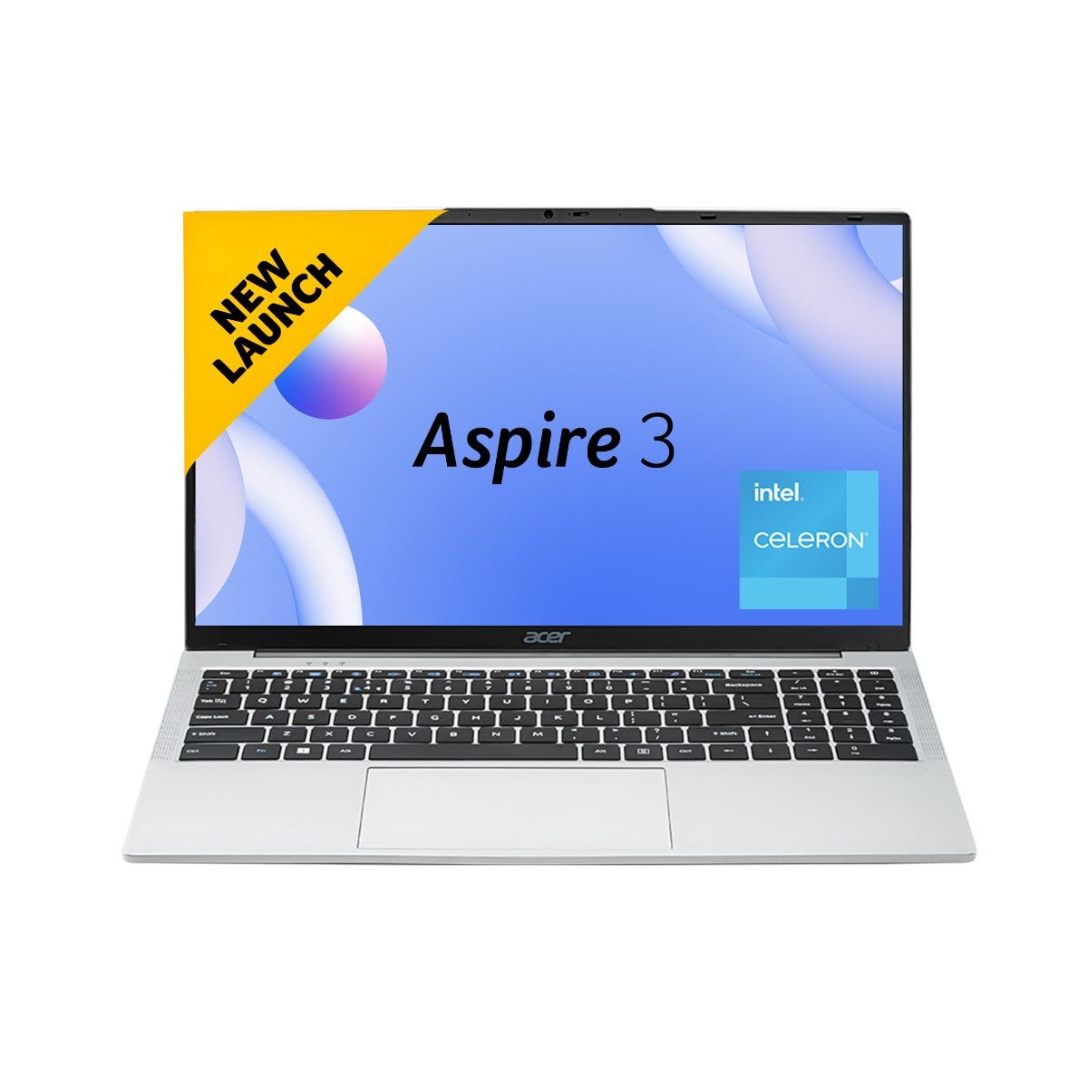 

Acer Aspire 3 Intel Core Celeron N4500 8 GB RAM 256 GB SSD HD 15.6/39.62 cm Windows 11 Home Pure Silver 1.5 kg A325-45 Thin and Light Laptop