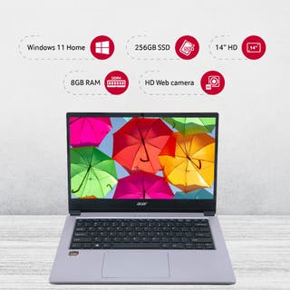 Acer One 14 Laptop AMD Ryzen 3 3250 U Processor (Windows 11 Home/8GB RAM/256 GB SSD) Z2-493 with 35.56 cm (14.0") HD Display
