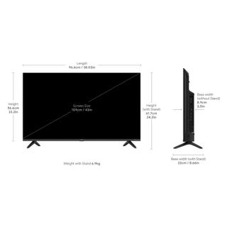 Acer 109.22 cm (43") Advanced I Series 4K Ultra HD Ready Smart LED Google TV AR43GR2851UDFL (Black)