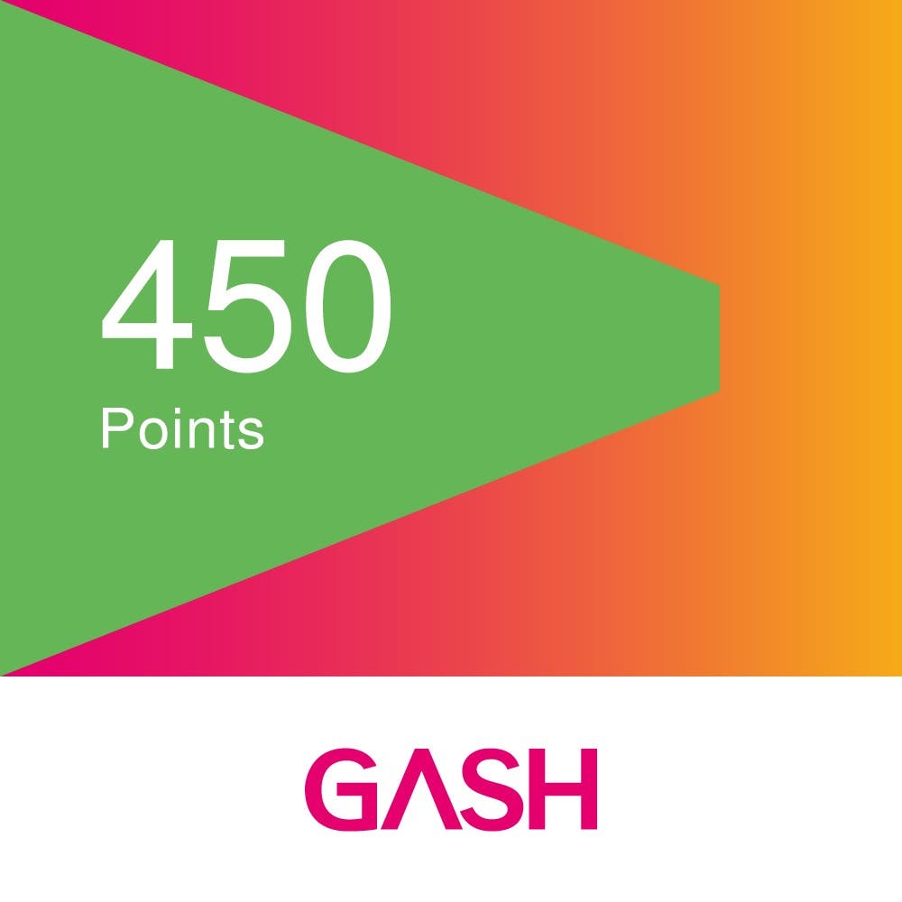 【GASH】450點(線上發卡)