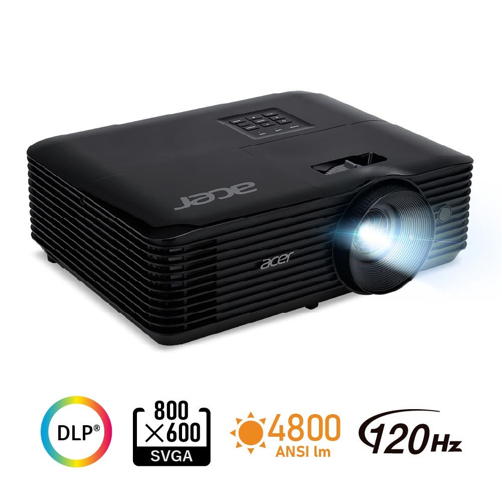 Acer プロジェクター DLP方式 SVGA 4800ANSIルーメン 240Wランプ 120Hz 20,000:1 リモコン付属 3Wスピーカー HDMI 1.4a (HDCP 1.4対応)×1 ブルーライトシールド 台形歪み補正 ランプ寿命最大15,000時間 X1128H