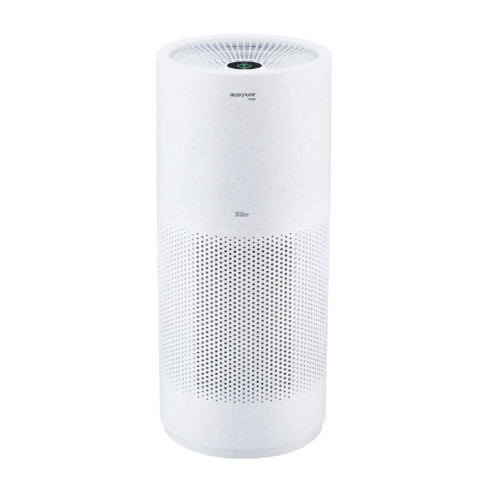 空気清浄機　Acerpure Pro Vero エイサーピュア 直径25cm コンパクト 30畳 360度吸引 再生プラスティック 花粉 PM2.5 カビ ダニ ホコリ ハウスダスト ウイルス 細菌 ペット タバコ 脱臭 パワフル 風量調節5段階 3 in 1  HEPA フィルター AP353-10W