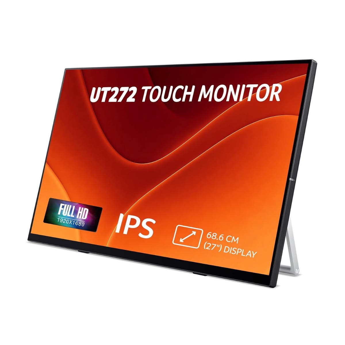 

Acer UT272 27 Inch Touch Screen Monitor | Full HD IPS | 10-Point Multi-Touch | 7H Scratch-Resistant Glass | 75Hz Adaptive Sync | HDMI DisplayPort USB