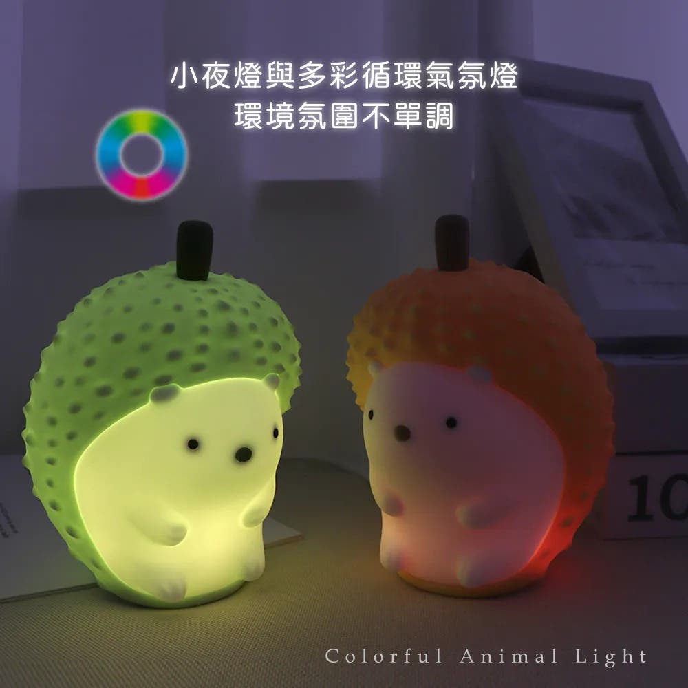 【KINYO】綠色果刺郎拍拍氣氛燈 (LED-6541)