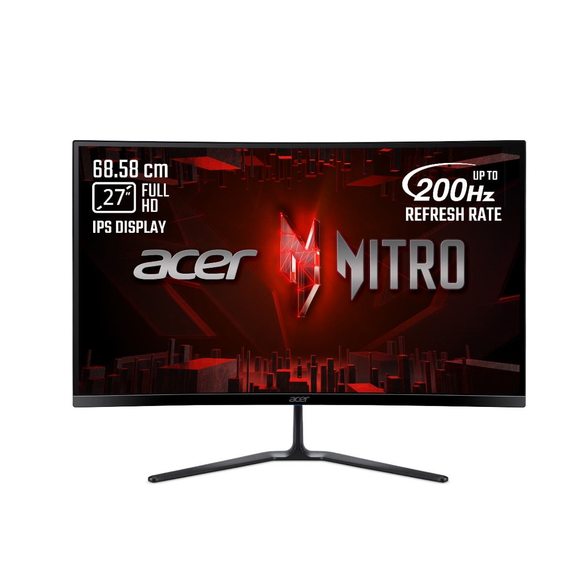 

Acer ED270 X0 27 Inch (68.58 Cm) Full HD 1500 R Curved Gaming LCD Monitor with LED Back Light I 1MS VRB 200Hz Refresh Rate I AMD Freesync Premium I 2