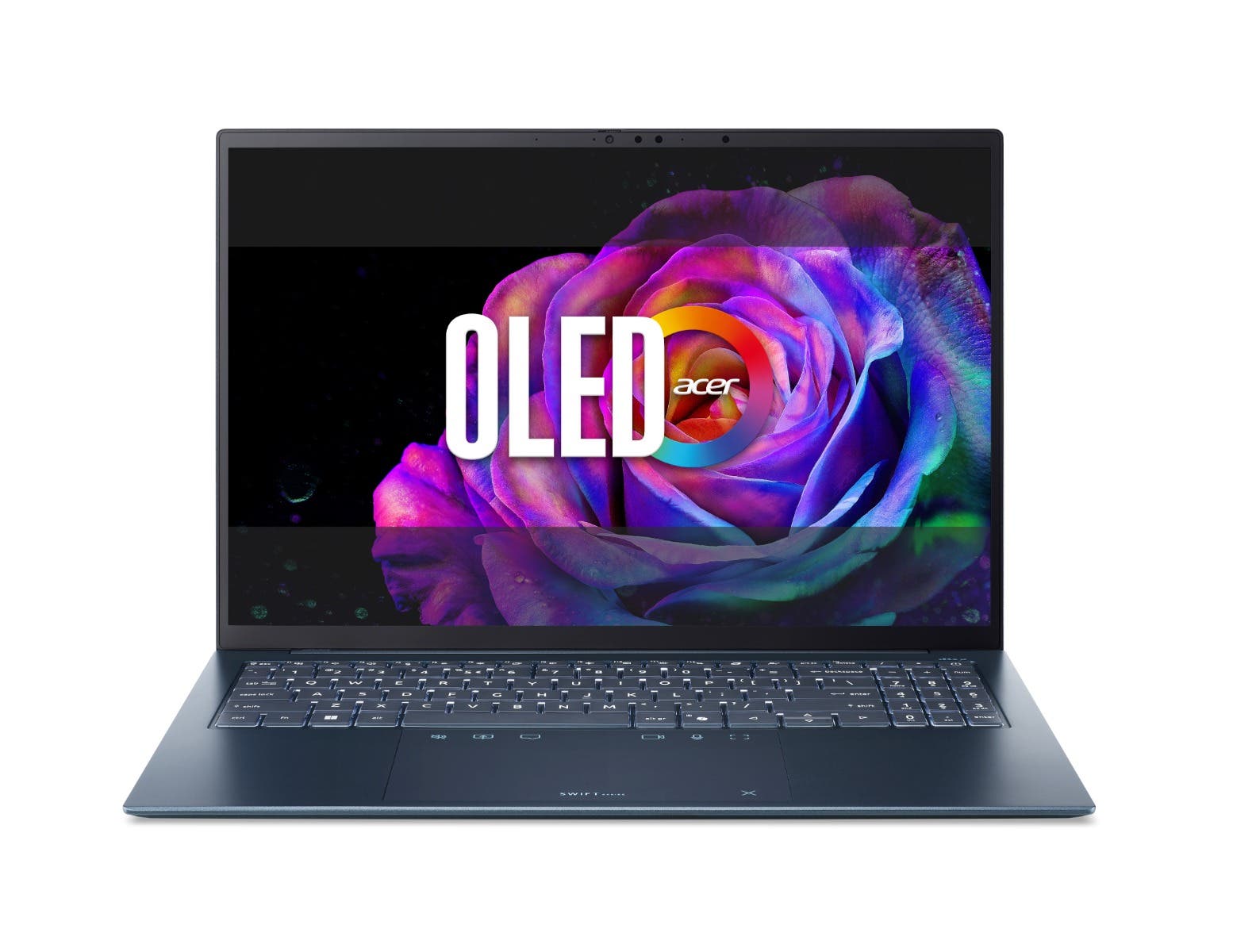 [Latest Intel® Core™ Ultra Series 3] Acer Swift Edge 16 AI Copilot+ PC Laptop | 16" 3K OLED | Intel® Core™ Ultra 7 355 | SFE16-I51-74YG (Elemental Blue)