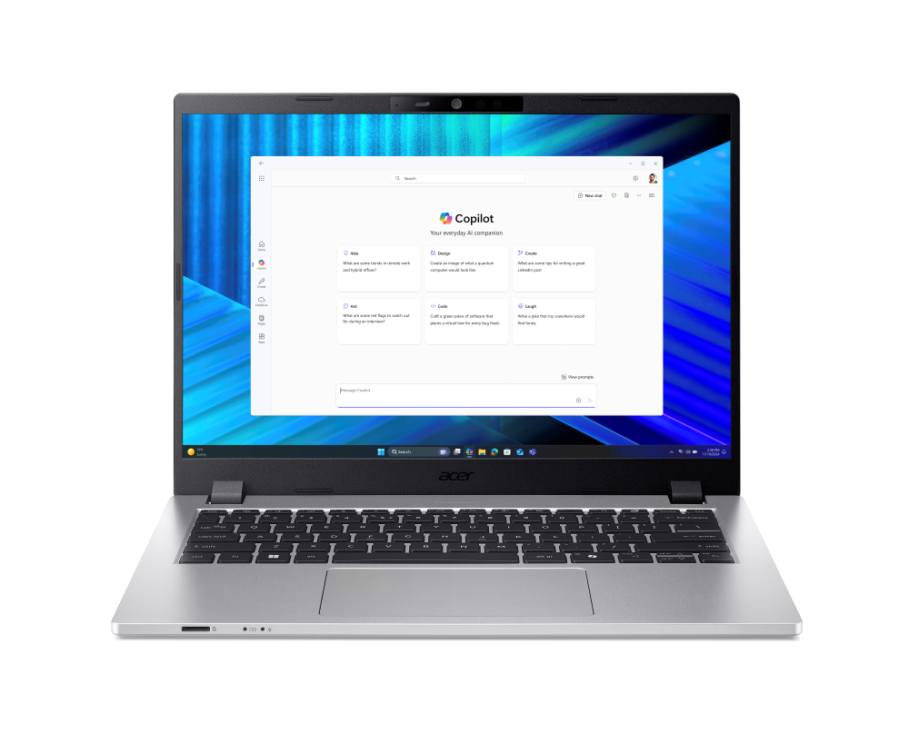 Acer TravelMate P2 14 TMP214-76-G2-520J | Intel&reg; Core&trade; 5 125H | 16GB RAM | 512GB SSD Business Laptop