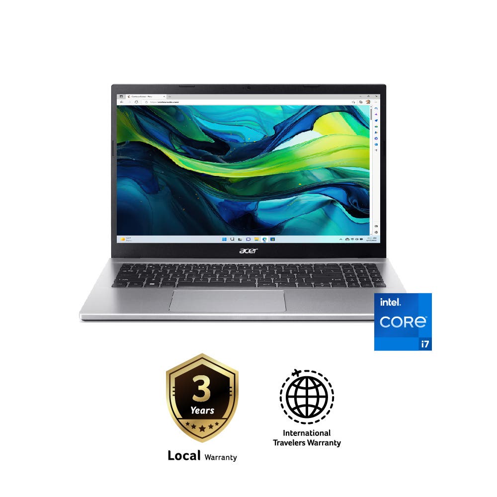 Acer Everyday Laptop Aspire 3 A315 59 7105 Pure Silver
