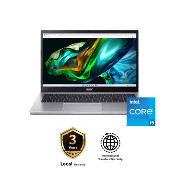 Acer Everyday Laptop - Aspire 3 | A315-59-57WY (Pure Silver), Intel® Core™ i5-1235U