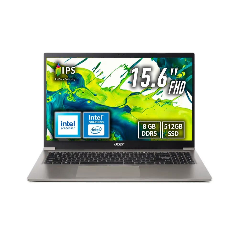 Aspire Lite | AL15-33P-C3UH | N150 | Windows 11 Home | 15.6" FHD IPS | 8GB | 512GB SSD | 手提電腦