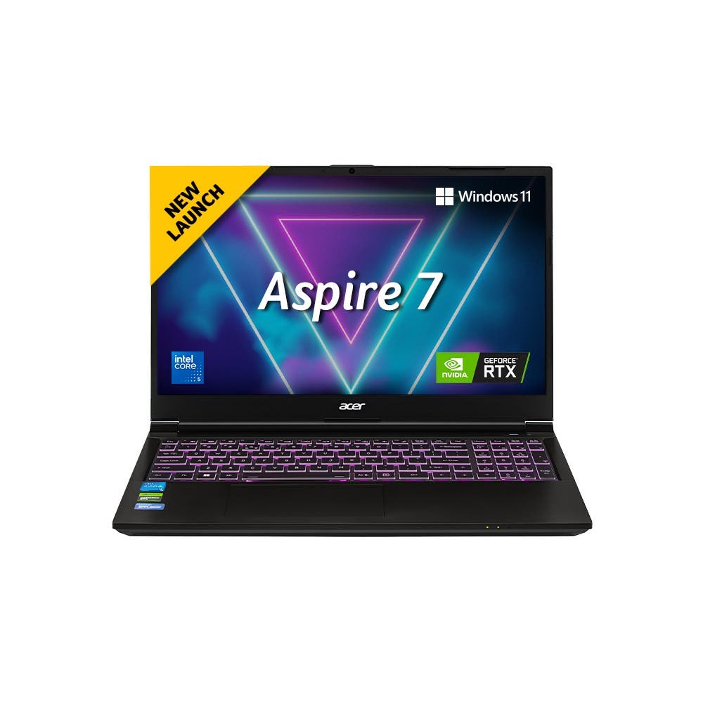

Acer Aspire 7 Gaming Laptop Intel Core 5-210H processor NVIDIA GeForce RTX 4050 - 6GB GDDR6 24 GB RAM 512 GB SSD FHD 15.6/39.62 cm 144Hz Windows 11 Ho
