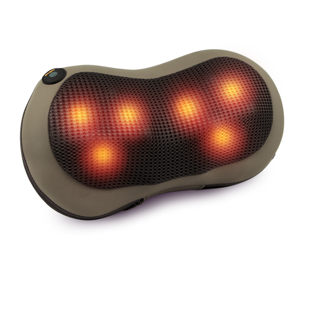 【Concern康生】4D摩力寶貝溫熱揉捏按摩枕 棕色 CON-1288 