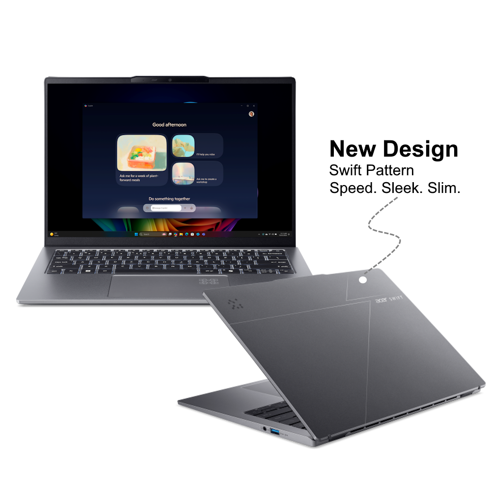 Swift Go 14 AI Copilot+ PC Laptop | AMD Ryzen&trade; AI 5 300 Series | 14" 3K OLED | SFG14-64-R4MJ