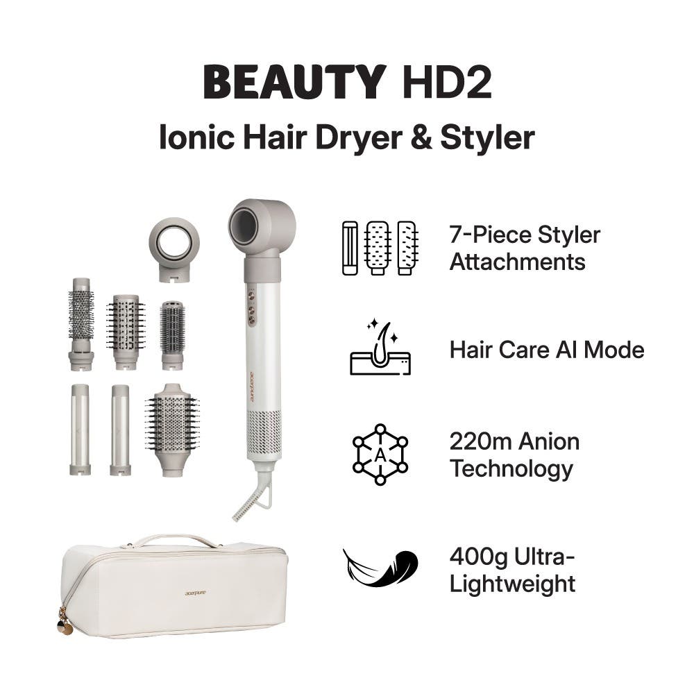 Acerpure Beauty Ionic 2-in-1 Hair Dryer and Styler DS744-10W 