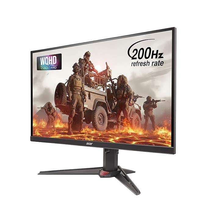 

Acer Nitro XV272U X1 27 Inch WQHD (2560×1440) IPS Gaming Monitor | 200Hz Refresh Rate | 0.5ms GTG | AMD FreeSync Premium | HDR400 | 2×HDMI DP | ErgoSt
