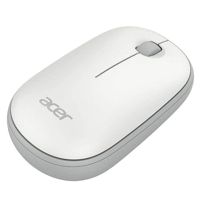 

Acer Bubble Wireless Mouse AMR100 | 2.4GHz Silent Click | 1600 DPI | Ergonomic | AA Battery | Win8/10/11 | Compact Lightweight Design | Color: White/G
