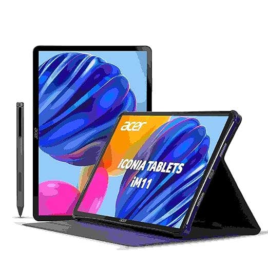 

Acer Iconia Tab iM11-12M | 29.08 cm (11.45” ) 60 Hz IPS Display 450 nits 8GB RAM + 256GB storage 16MP Rear + 8MP Front Camera Fingerprint Reader Wi-Fi