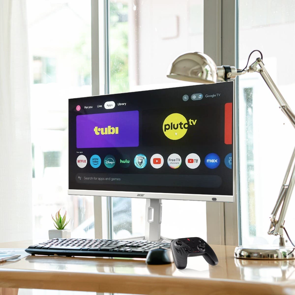 Nitro GA1 | GA271U Pwmipruxw | 27" 2K IPS | 180Hz | 1ms 智能顯示器 (Google & Wi-Fi)