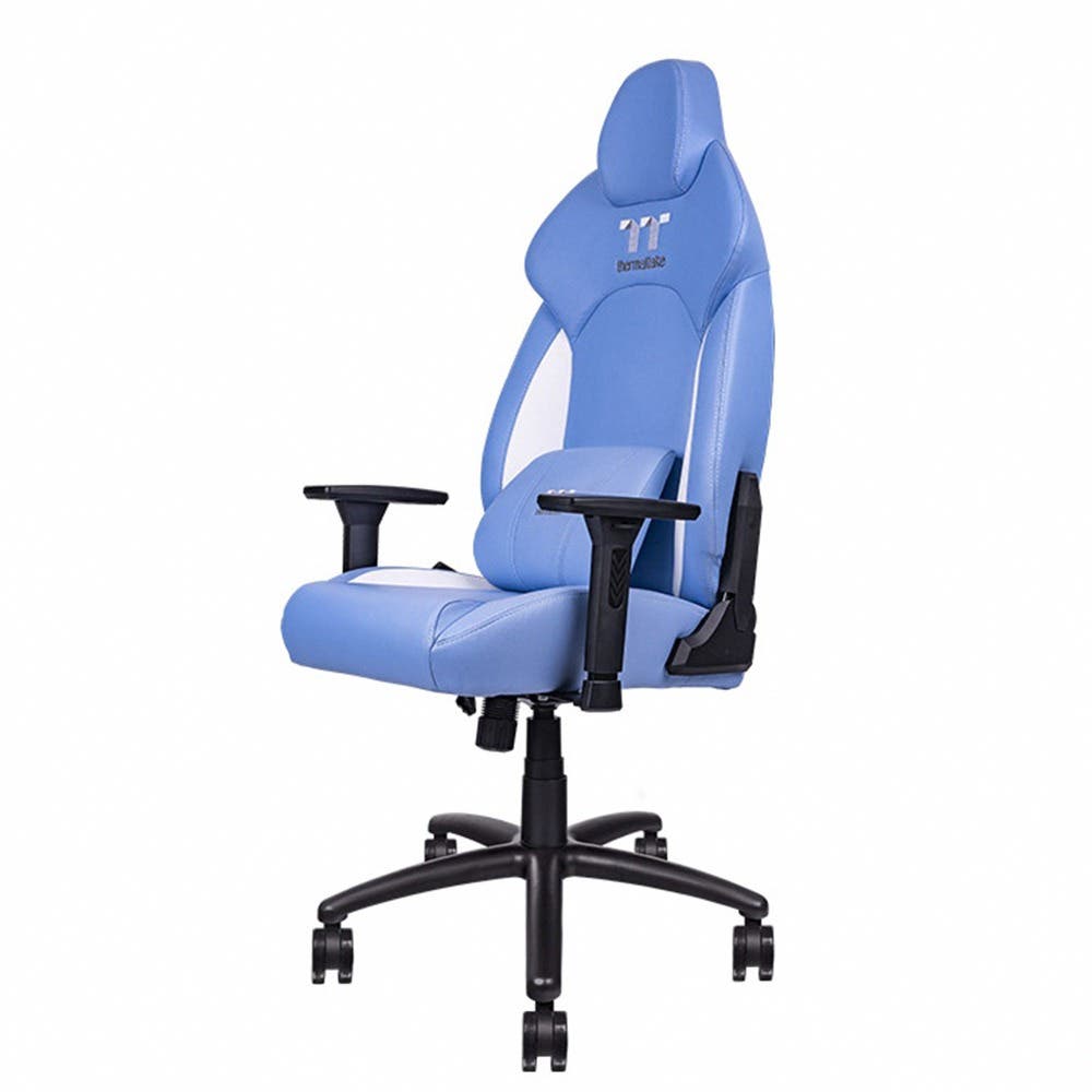 【Thermaltake 曜越】V Comfort 藍白專業電競椅