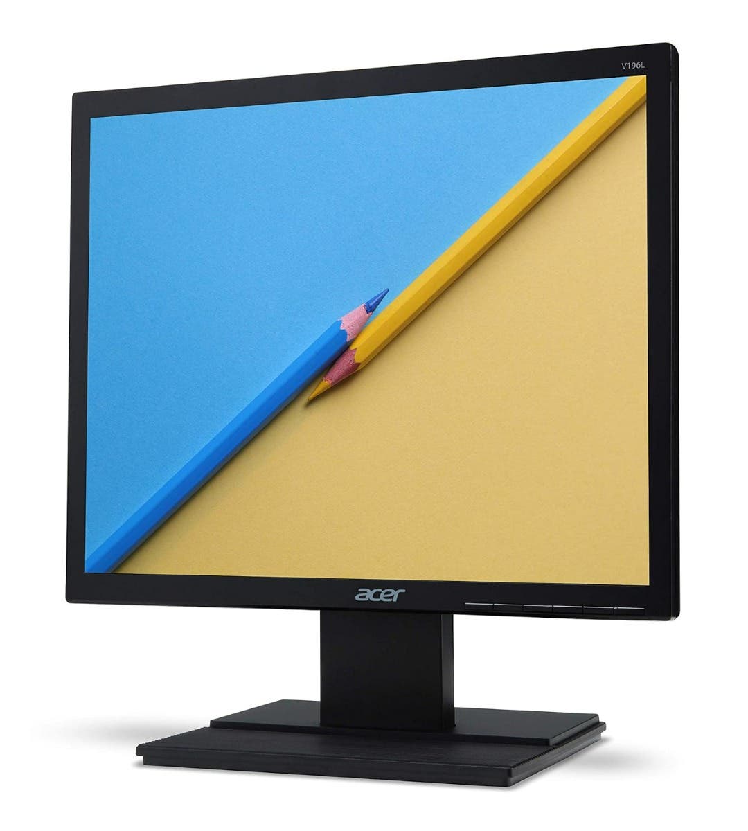 

Acer V196L 19 Square 1280 X 1024 (SXGA) Resolution LCD Monitor with LED Back Light I 250 Nits Brightness I 5 MS Response Time I TCO Certified I VGA H