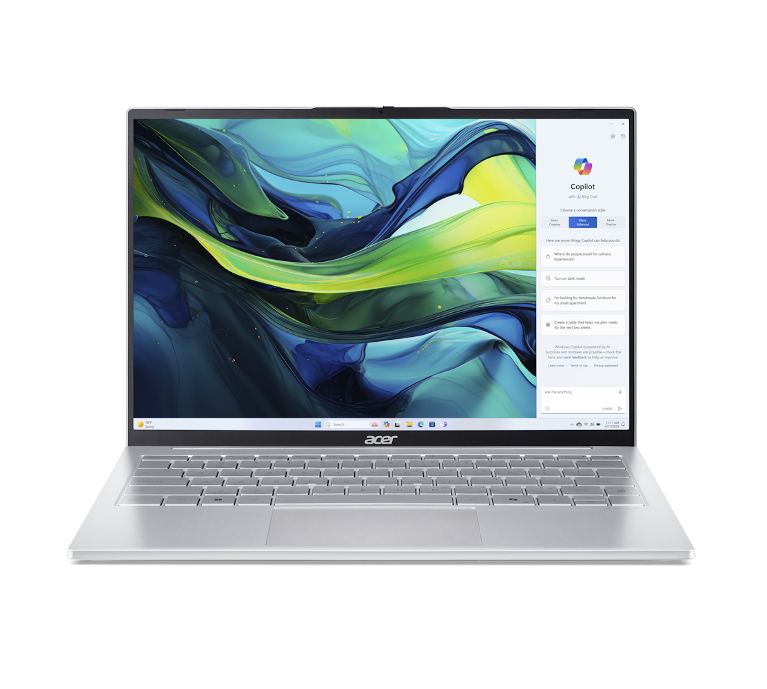 Acer Swift Lite 14 | Intel&reg; Core&trade; Ultra 5 115U | 14" WUXGA OLED | 16GB LPDDR5 | 512GB SSD |1.1kg | SFL14-54M-59GE