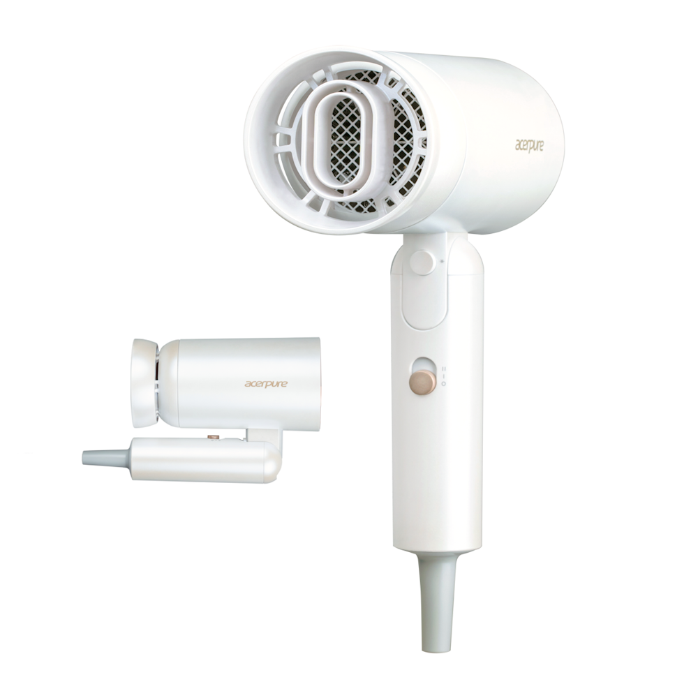Elgetec Beauty Ultra Power Ionic Hair Dryer Acerpure Beauty Ionic Foldable Ultra-quick Dry Hair Dryer HD364-10W