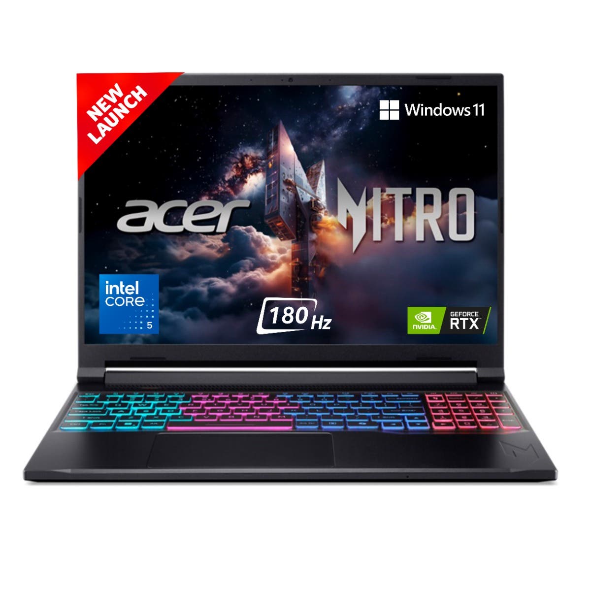 

Acer Nitro V 16S Gaming laptop Windows 11 Home Intel Core 5 210H processor NVIDIA GeForce RTX 5050 - 8 GB GDDR7 16 GB RAM 512 GB SSD WUXGA IPS 16.0/40
