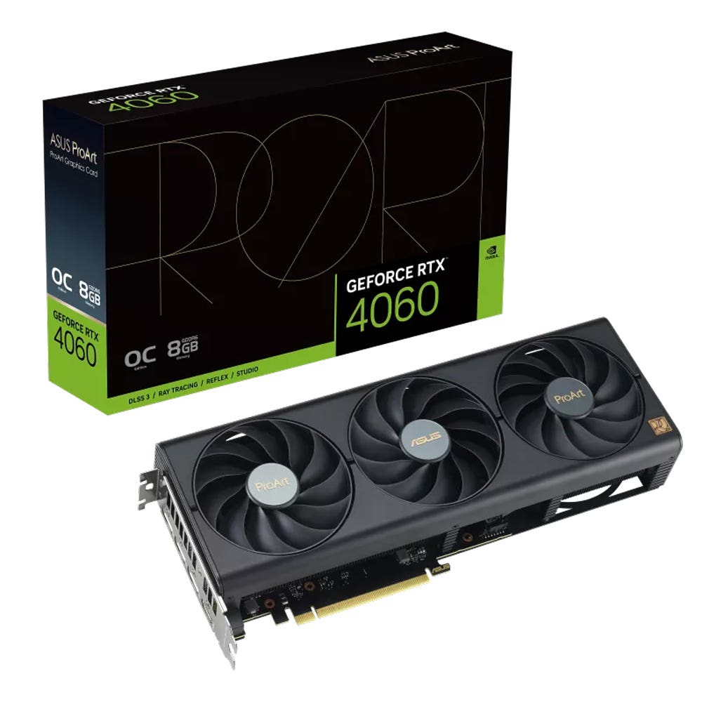 【ASUS 華碩】PROART RTX4060 O8G 顯示卡