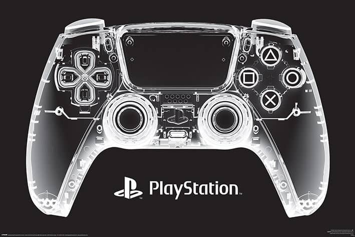 【PlayStation】PS5遊戲手把 (透視) 海報
