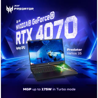 Acer Predator Helios 16 Gaming Laptop 13th Gen Intel Core i9 (Windows 11 Home/16 GB RAM/1 TB SSD/NVIDIA® GeForce RTX™ 4070) PH16-71, WQXGA Display 240Hz DCI-P3 DDS, Abyssal Black, 2.6 KG