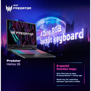 Acer Predator Helios Neo 16 13th Gen Intel Core i5 (Windows 11 Home/16 GB/512 GB SSD/NVIDIA GeForce RTX 4050)  PHN16-71, WUXGA Display IPS SlimBezel 165Hz DDS, 2.6 KG, Obsidian Black