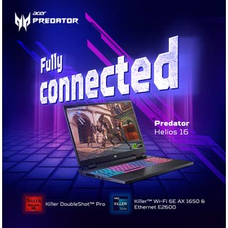 Acer Predator Helios Neo 16 13th Gen Intel Core i7 (Windows 11 Home/16 GB/512 GB SSD/NVIDIA® GeForce RTX™ 4050) PHN16-71, WUXGA Display IPS SlimBezel 165Hz DDS, Obsidian Black, 2.6 KG