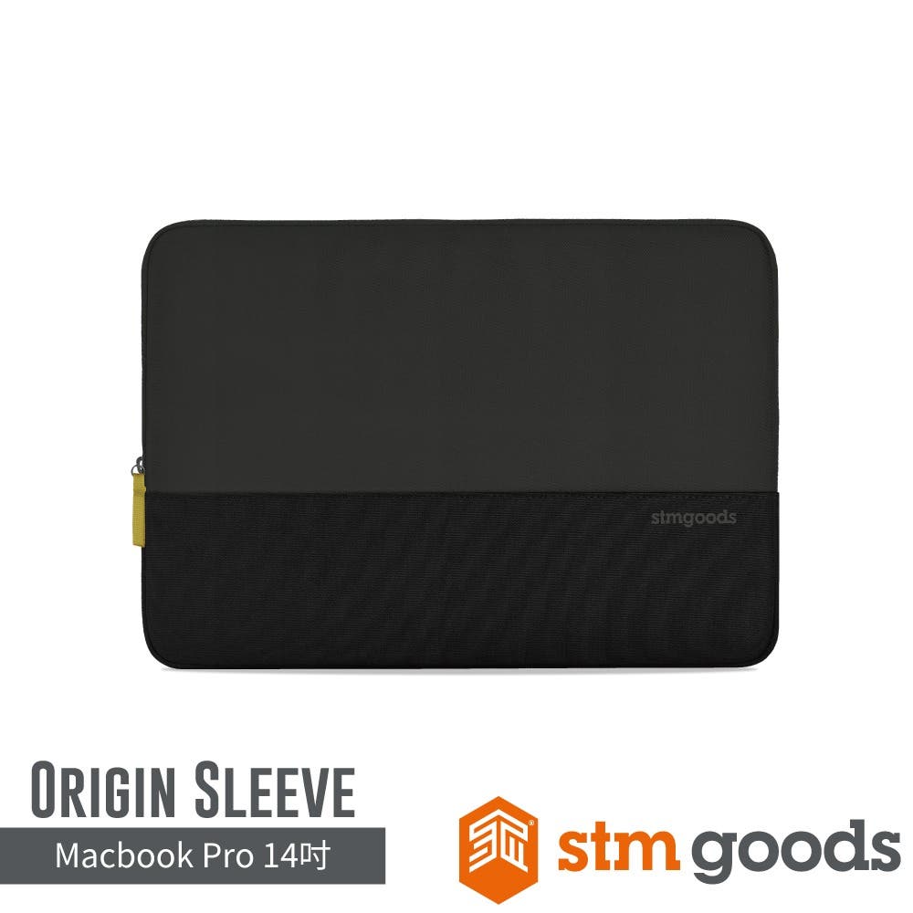 STM Macbook 14" Origin Sleeve筆電平板內襯保護套-黑 