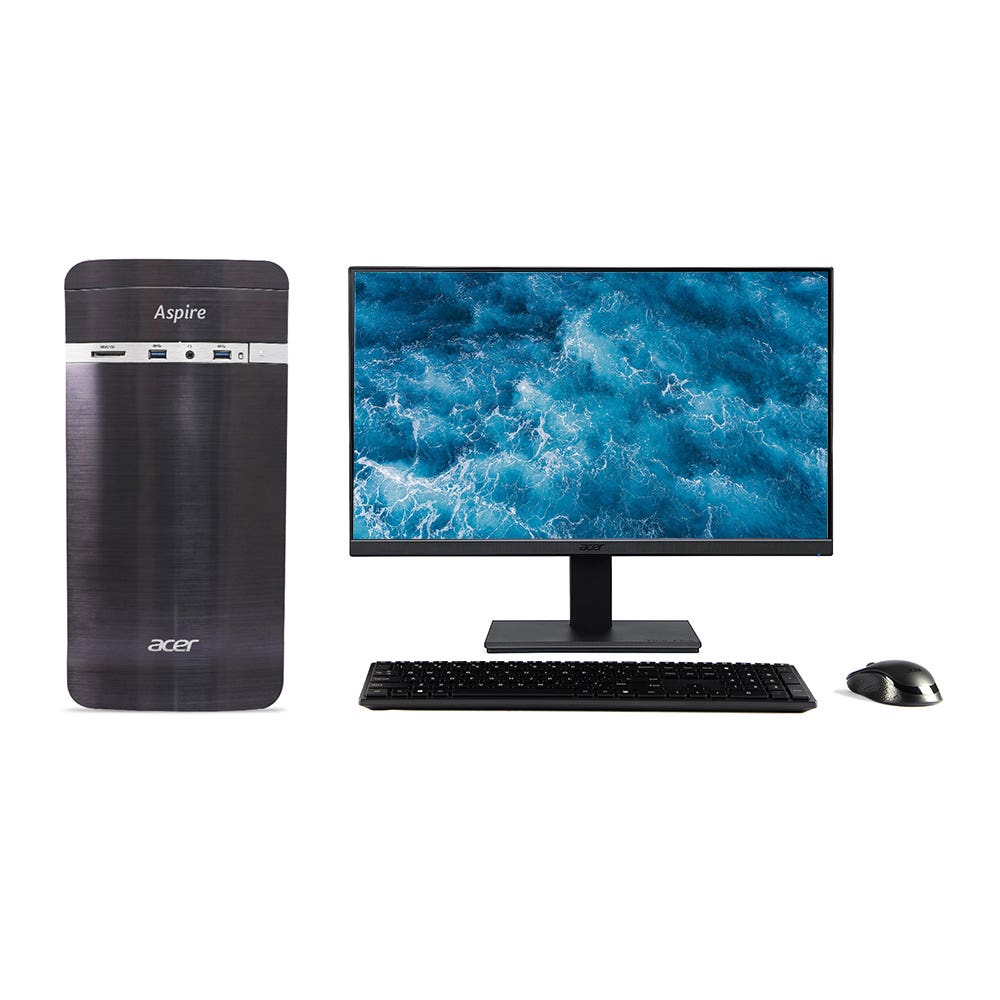 

Acer Aspire XC-1760-D5 Core i7 14700 Processor Intel H610 D5 16 GB RAM DDR5 512 GB SSD Windows 11 Home MSO Black