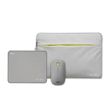 Acer Vero Mouse (AMR020) Gray + Acer Vero Mousepad Gray + Acer Vero Protective Sleeve [Gray]