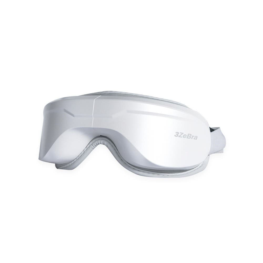 【3ZeBra】5C熱敷按摩眼罩｜至尊款 - 白