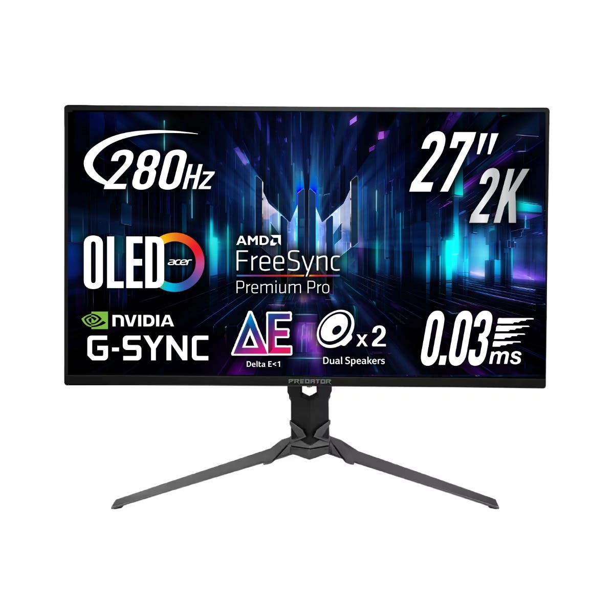 Predator XB3 | X27U Z2bmiiprx   | 27" 2K OLED | 280Hz | 0.3ms 電競顯示器