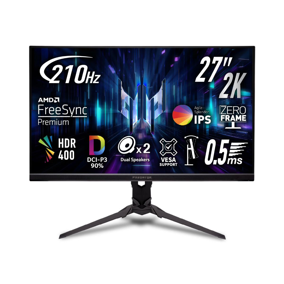 Predator XB3 | XB273U X2bmiiprx  | 27" 2K IPS | 210Hz | 0.5ms 電競顯示器