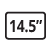 14.5 inch