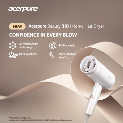 ゆうすけ acerpure ドライヤー Acerpure Beauty、サロン級のツヤ髪を