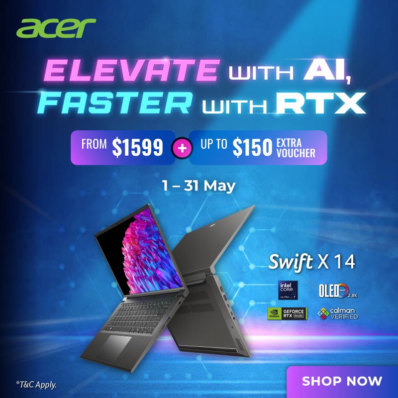Acer Singapore Official Store | Laptops, Desktops, Monitors and more!