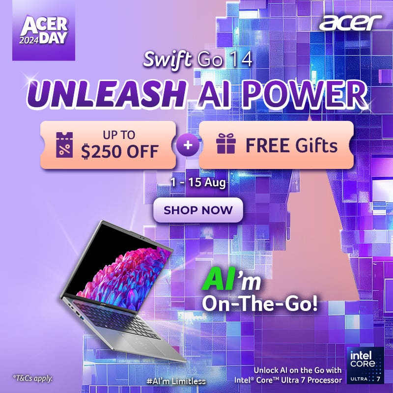 Swift X - Laptops | Acer Singapore Official Store